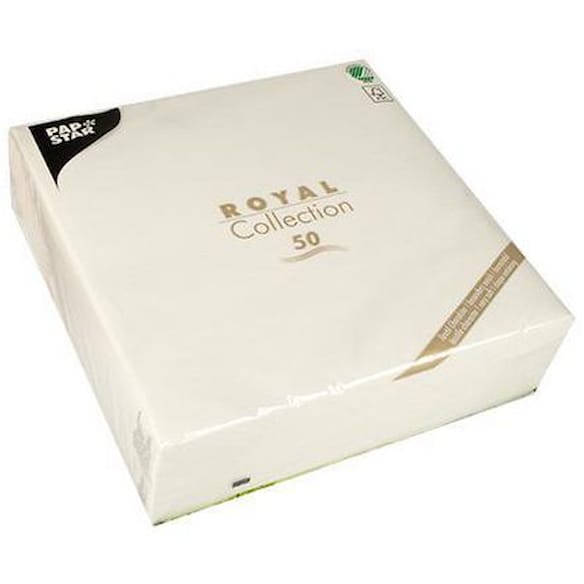 Serviett PAPSTAR RC 48x48 cm hvit (50) 5frp