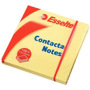 Notes ESSELTE Contacta 75x75mm