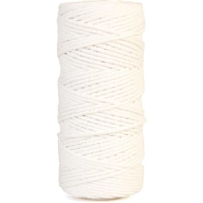 Macramétouw Bouhon, 200 g, ca. 130 m, dikte 2 mm, wit