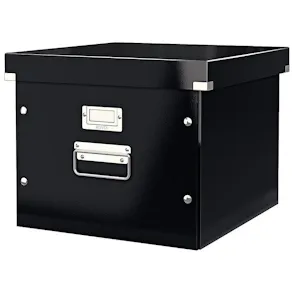 Hängmappslåda Leitz Click & Store Svart, 355x280x370mm