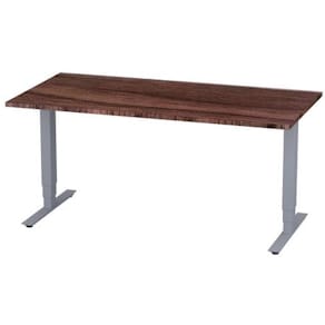 Bord höj/sänk Pro 1600x800 valnöt/silver