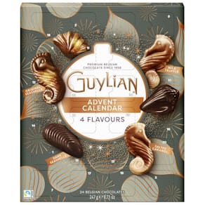 Chocolade-adventskalender Guylian, doos van 247 gram