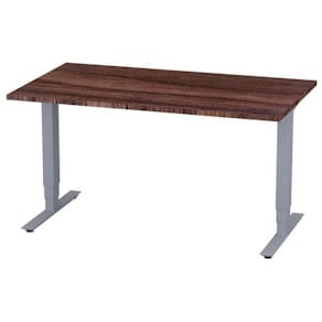Bord höj/sänk Pro 1400x800 valnöt/silver