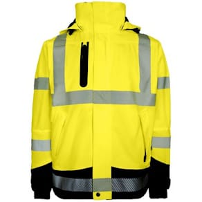 Skalljakke LYNGSØE 4WS-5057 HiVis 4XL