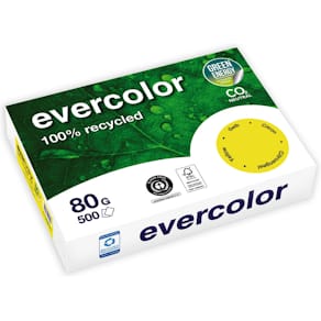 Kopierpapier Clairefontaine Evercolor, A4, 80 g, 500 Blatt, gelb