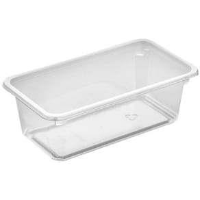 Plastbakke Færch 1-rums PET, 740 ml transparent, 608 stk