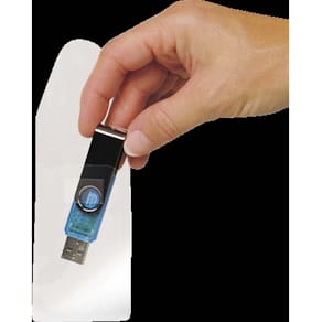 USB-lomme 3L transparent, 53x90 mm, 100 stk