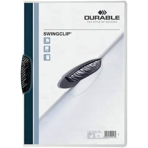 Klemmmappe Durable Swingclip, A4, schwarz