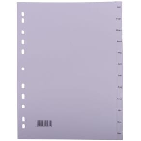 Plastregister PLASTOREG A4 jan-dec gr fl
