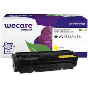 Toner WECARE HP W2032A 415A 2,1K gul