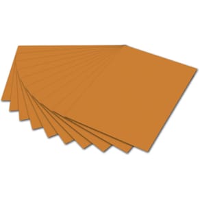 Tonpapier Folia, 50 x 70 cm, terracotta, 130 g/m², 10 Blatt