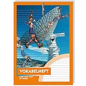 Vokabelheft PVP, A4, 32 Blatt, liniert, orange