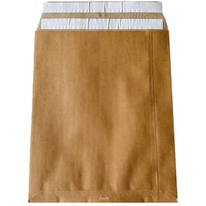 Forsendelsespose papir Master'in, 380+80x480, returluk, 200 stk