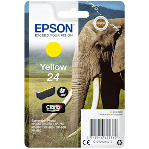 Bläckpatron EPSON C13T24244012 Gul