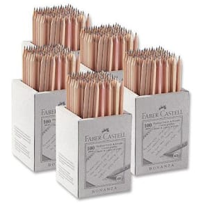 Blyertspenna låda Faber-Castell opolerad 500/FP