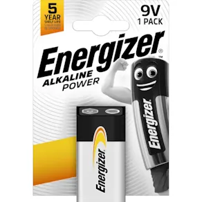 Energizer Alkaline Power 9V (1-pack)