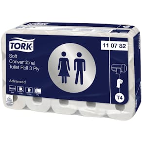 Toilettenpapier Tork Premium T4, 3-lagig, 30 Rollen, weiß