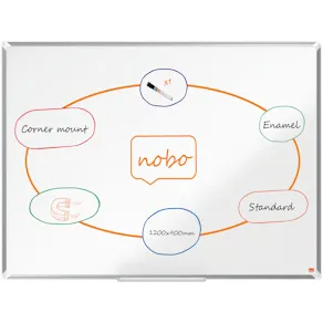 Whiteboard NOBO premium emalj 120x90cm