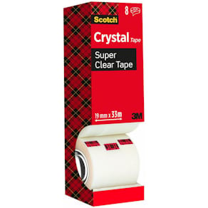 Tejp SCOTCH Crystal 19x33 7+1 på köpet