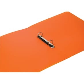 Schulordner Q-CONNECT, A4, transluzent orange