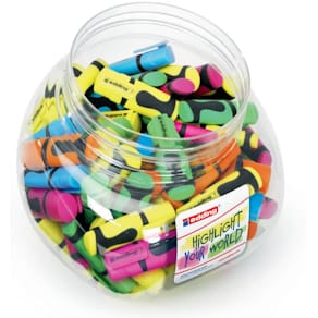 Textmarker-Display edding 7 mini highlighter, 5 Farben, sortiert