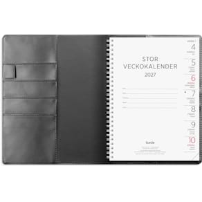 Burde Stor Veckokalender 2027 svart