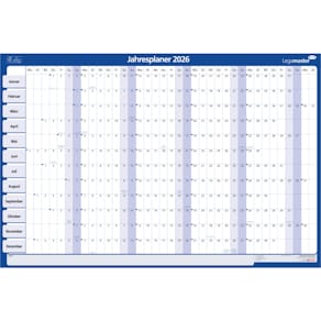 Jahresplaner Legamaster 2026, 60 x 90 cm