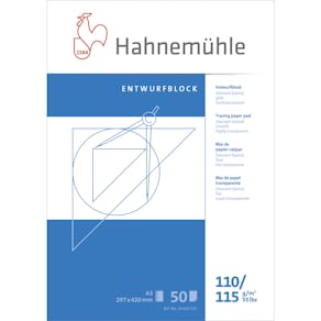 Transparentpapier Hahnemühle Diamant Spezial A3 50BL 110/115g