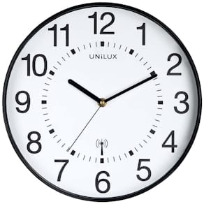 Vægur Unilux Wave, 30x30 cm, sort