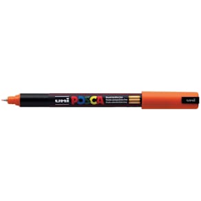 Paintmarker Uni POSCA PC-1MR, 0,7 mm, donkeroranje