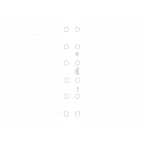 Pocket Anteckningsblad Dotted Vita