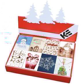 Weihnachtsanhänger Eulzer, 3 Stück, sortiert