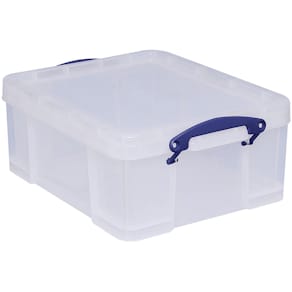 Opbergdoos Really Useful Box, 21 liter, transparant