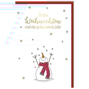 Weihnachtskarte BRAUN + COMPANY D.T.