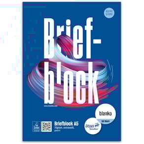 Briefblock URSUS STYLE, A5, 50 Blatt, unliniert