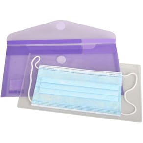 Dokumentlomme Tarifold klæbefri, hvid rundet klap, 6 stk