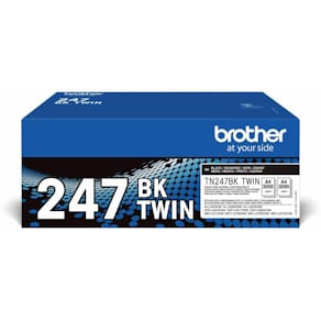 Toner BROTHER TN247BK 2x3K svart 2/fp