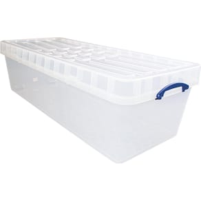 Opbergdoos Really Useful Box 134 l XL, nestbaar, transparant