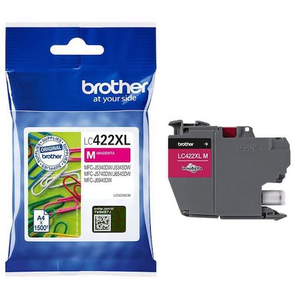 Blekk BROTHER XL LC422XLM Magenta