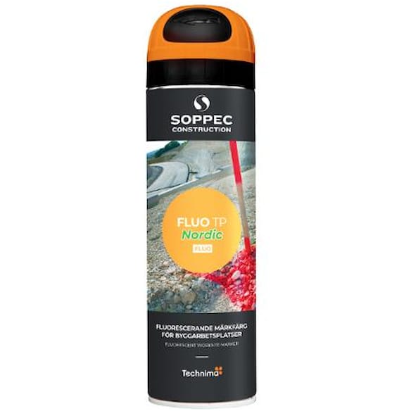 Merkespray SOPPEC Fluo 500ml oransje