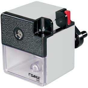 Bleistiftspitzmaschine Dahle 166, mit Zwinge, grau