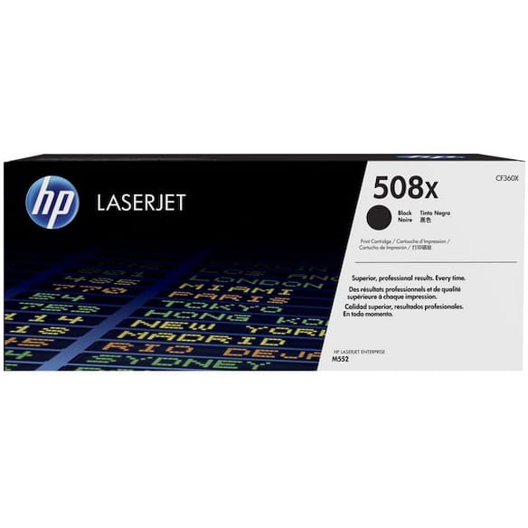 Toner HP 508X CF360X 12.5K sort