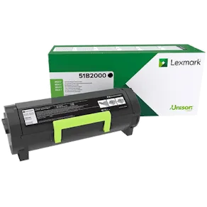 Toner LEXMARK 51B2000 Svart