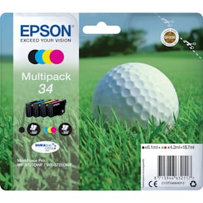 Tintenpatronen Epson 34 Multipack, schwarz/cyan/magenta/gelb