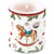 Kerze AMBIENTE, klassisches Schaukelpferd, rund, 10 cm, bunt