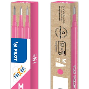 Pennpatron Gelbläck PILOT Frixion 0,7mm Rosa 3/FP