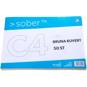 Kuvert brun C4 FH (50)