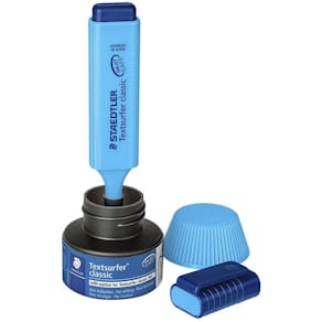 Refillstation STAEDTLER whiteboard, blå, til 364, 4 stk