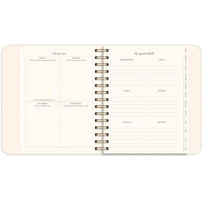 Burde Kalender Life Planner Flowers A5 26/27