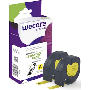 Märkband Wecare plast sv/gu 2p